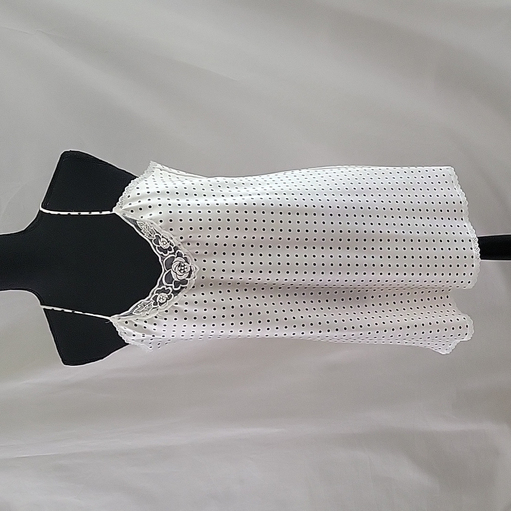 Polka-dot slip dress vintage